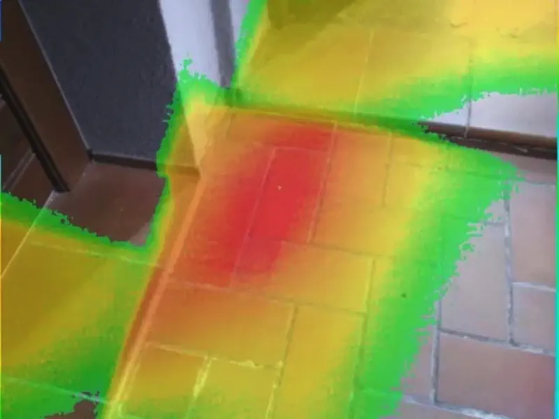 Termografia pavimento perdita acqua